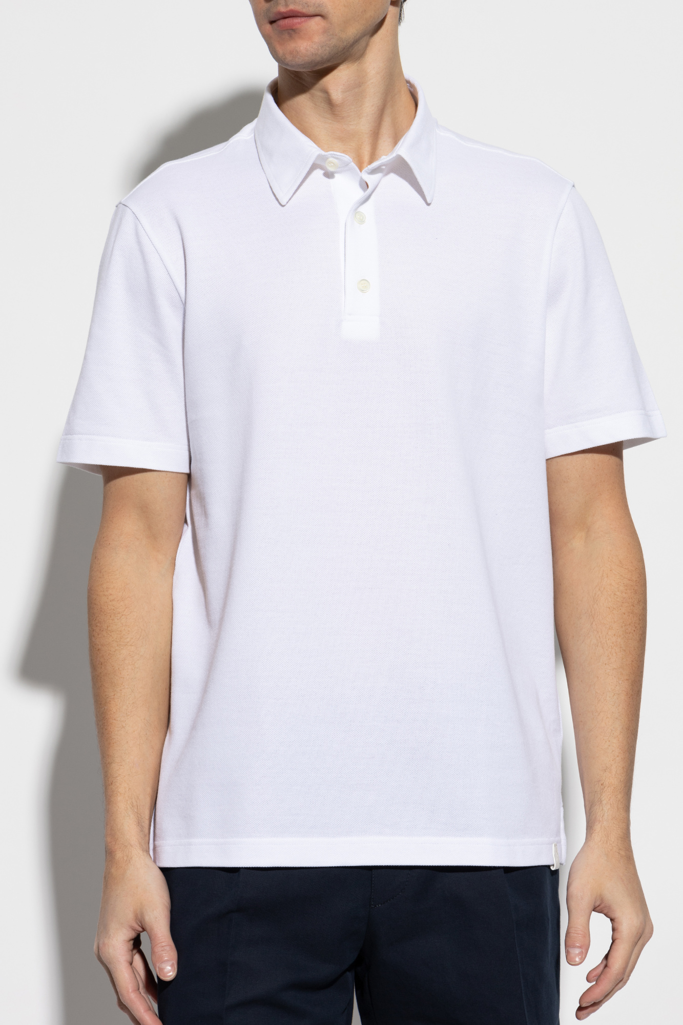 Tシャツ・カットソー Brioni SS25 Brioni Polo Shirt (UJSQ0L OA613 9000) Brioni Polo with logo | Men's Clothing | Vitkac